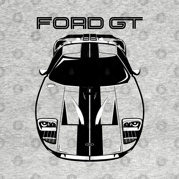 Ford GT - 2005-2006 - Black Stripes by V8social